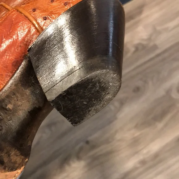 Larry Mahan Vintage Western Full Quill Ostrich Boots - Picture 14 of 15